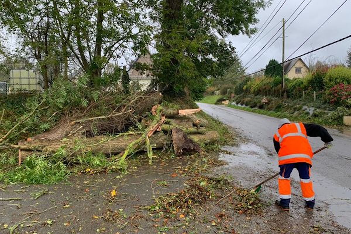 tempete ciaran un homme mort chute arbre