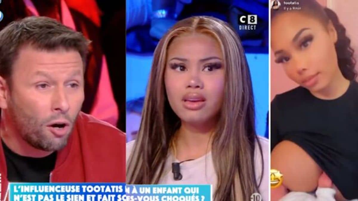 tpmp influenceuse choc semblant donner sein bb