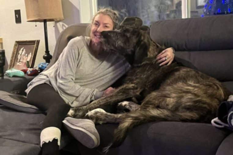 Amanda Richmond Rogers sauver chien (3)