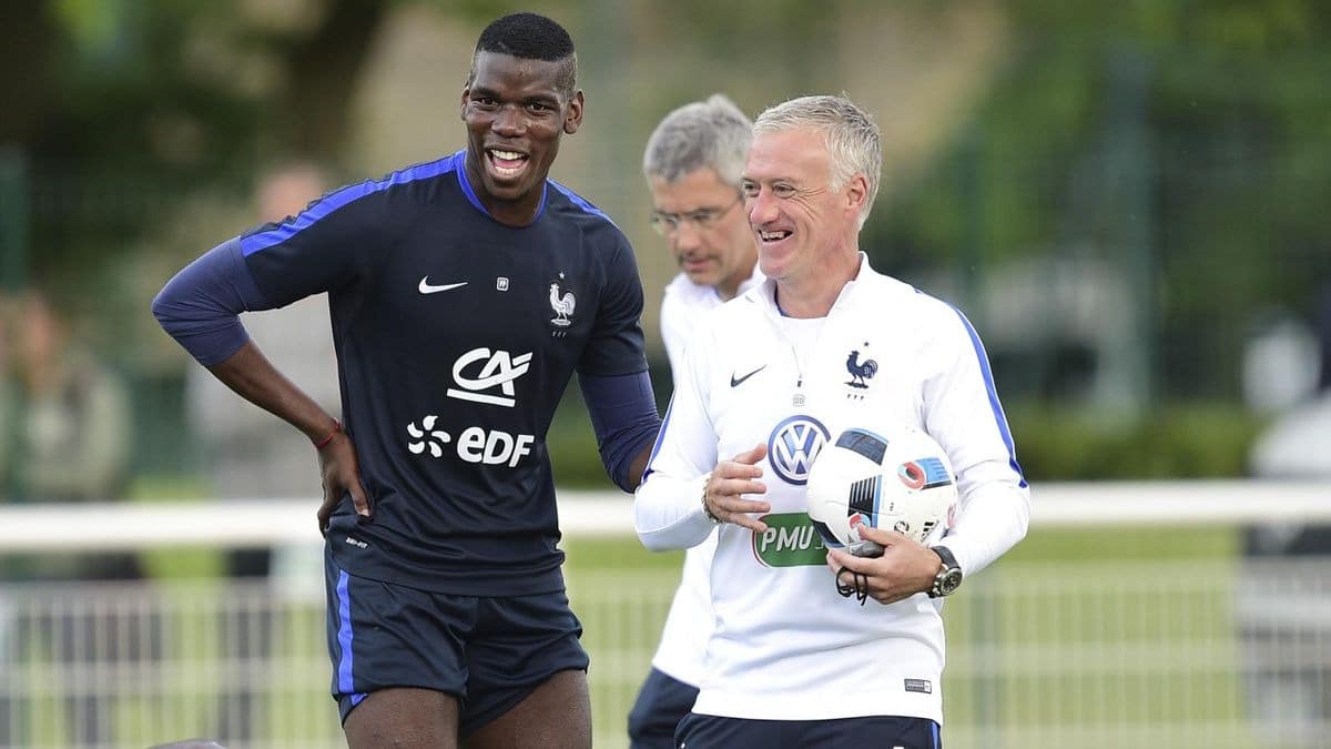 Paul Pogba et Didier Deschamps