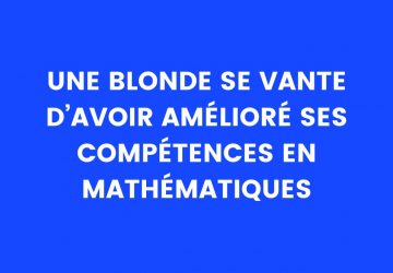 blague blonde