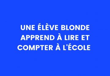 blague blonde