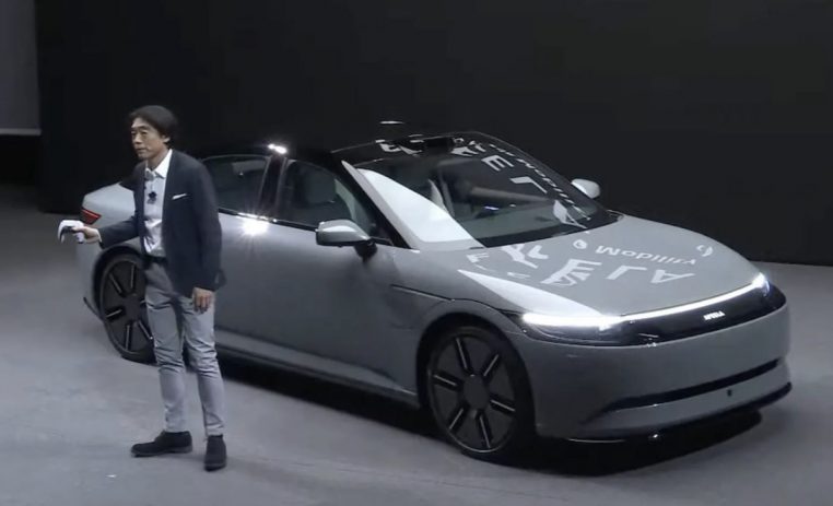 La voiture Afeela au CES 2024