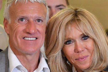 Brigitte Macron et Didier Deschamps (1)