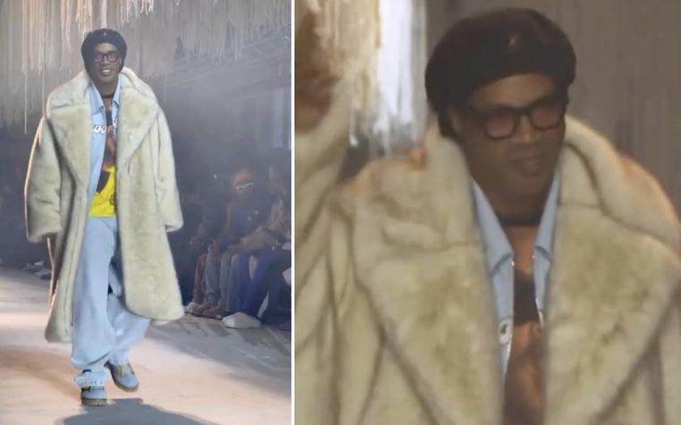 Ronaldinho à la fashion week