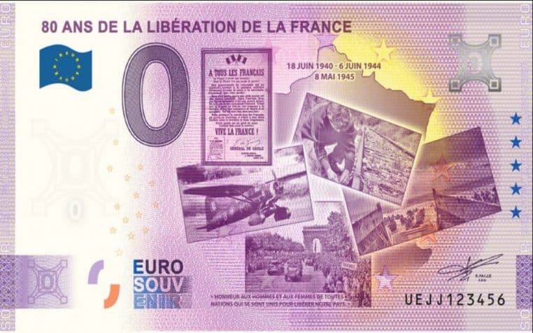 Incroyable mais vrai : des billets de 0 euro arrivent en France !