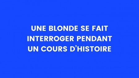 blague blonde