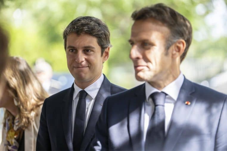 emmanuel macron gabriel attal