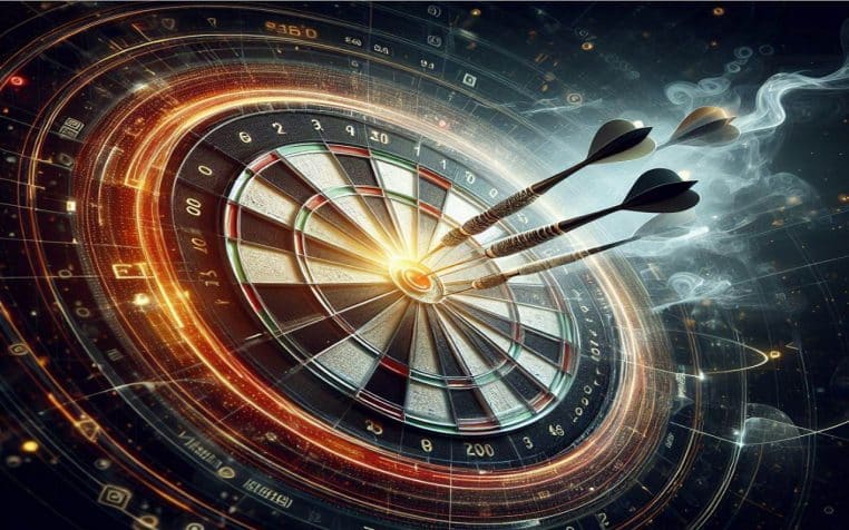 jeu-fléchette-règle-couleur-cible-3-flèche-au-centre-de-la-cible