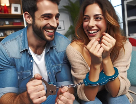 blague menottes