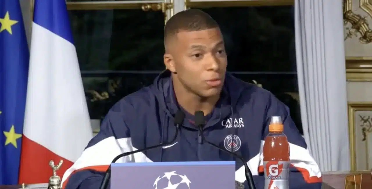 Mbappé était à l'Élysée hier soir