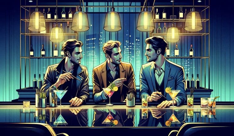 blague homme discute ami