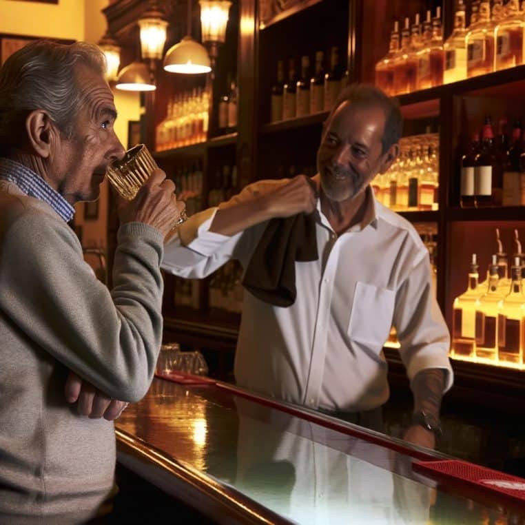 Blague du jour : Un homme de 67 ans commande de l'alcool dans un bar