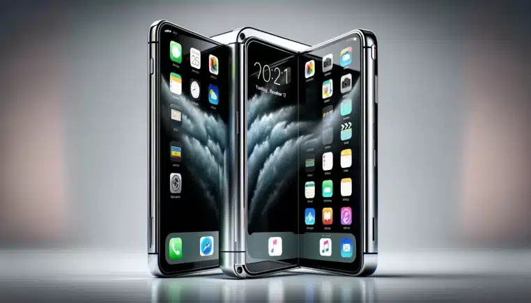 nouvel iphone pliable projet apple 2025