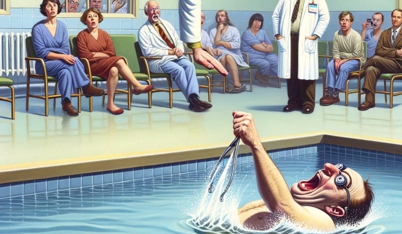 Blague du jour : Un malade mental s'apprête à sortir de l'hôpital psychiatrique