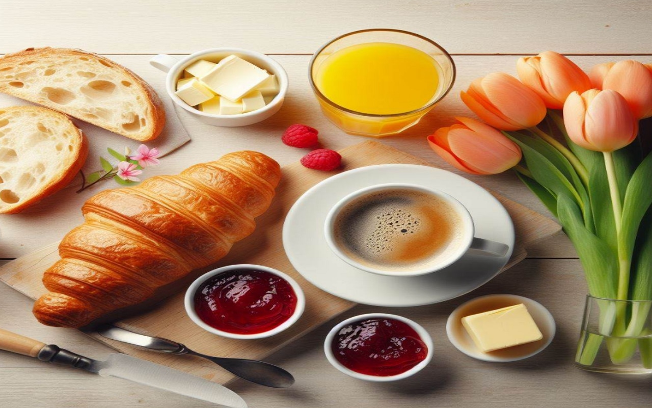 Petit-déjeuner équilibré français