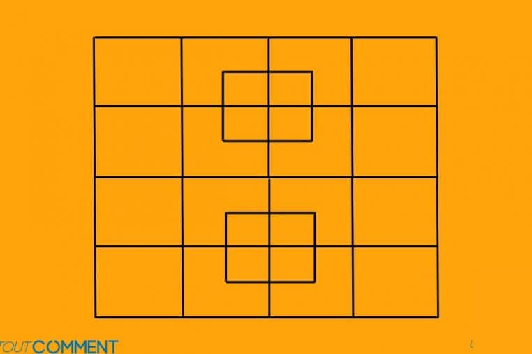 Combien de carrés se cachent dans cette image ?