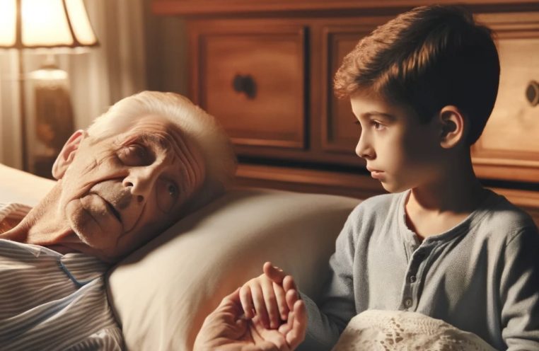 Blague du jour : Un grand-père va bientôt mourir et veut de la tarte aux pommes