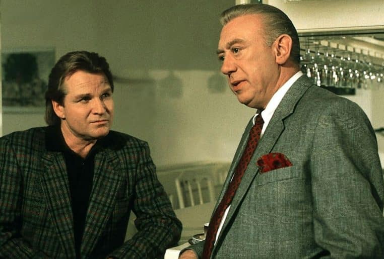 Harry Klein (Fritz Wepper) et l'inspecteur Derrick (Horst Tappert)