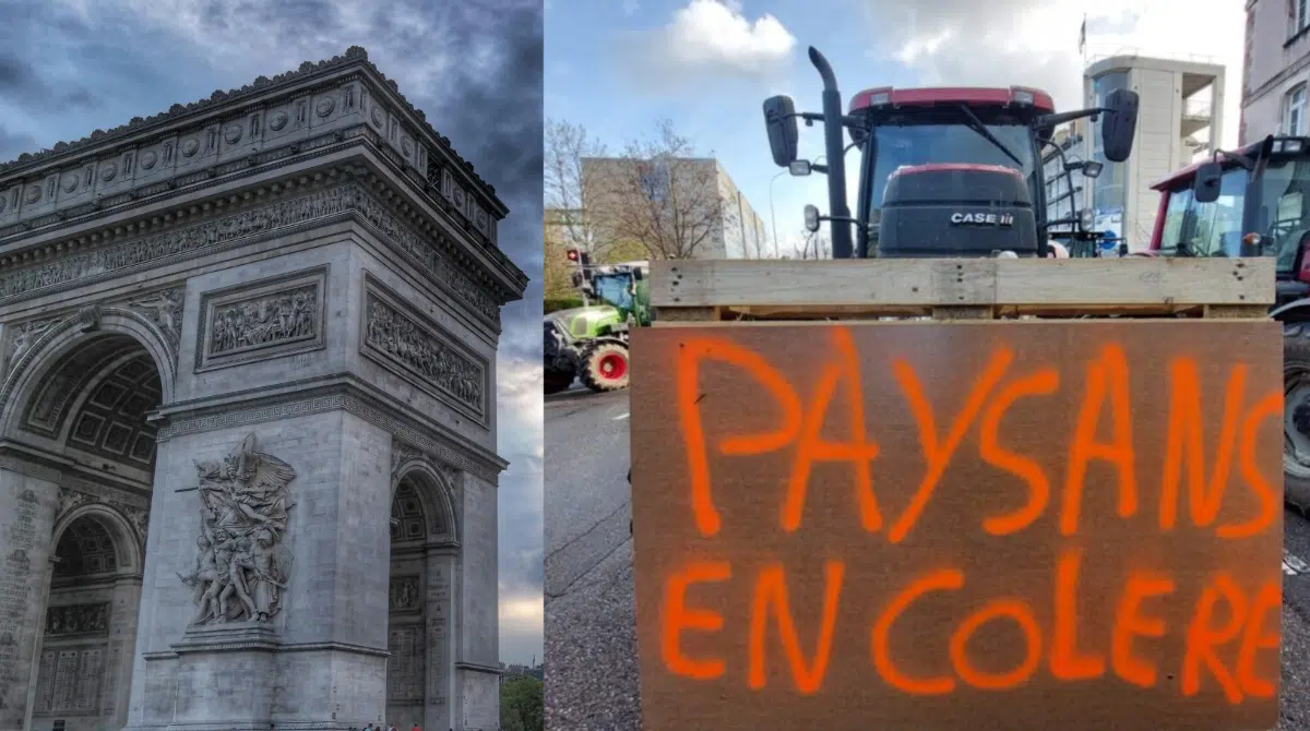 Blocage de l'arc de triomphe par les agriculteurs, on vous dit tout ?