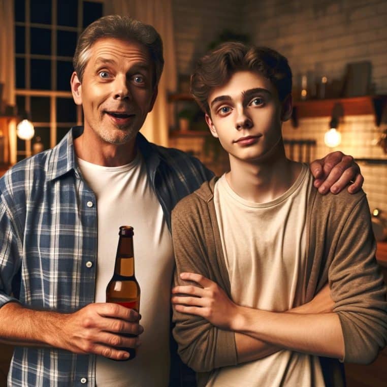 Blague du jour : Un jeune garçon rentre à 4 heures chez lui, son père l'attend