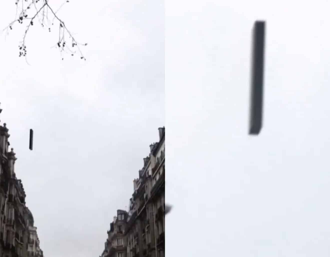 Un ovni identifié dans le ciel parisien