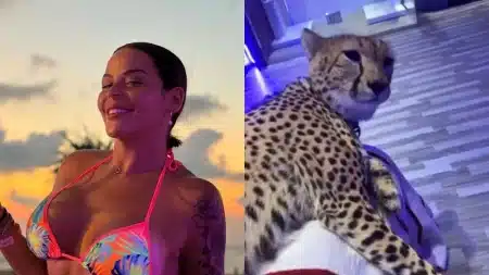 sarah fraisou filme guepard visage