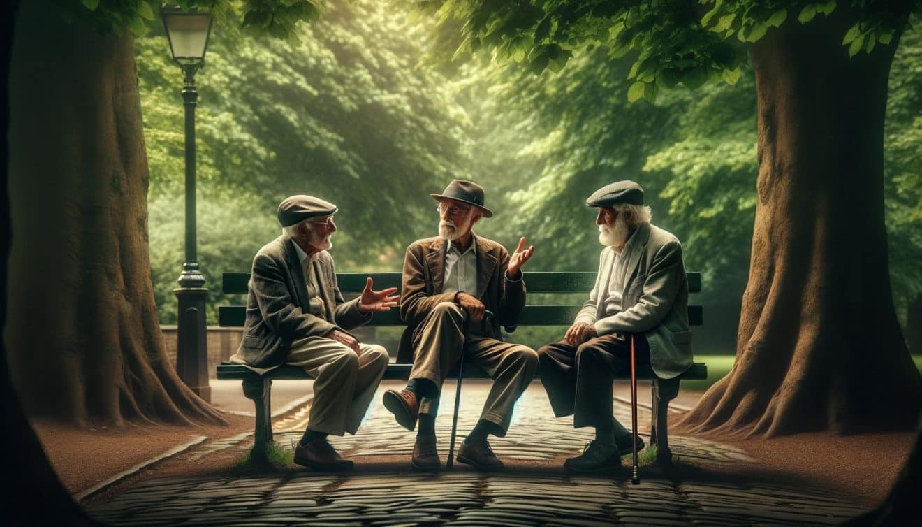 Blague du jour : Trois vieux discutent de leurs habitudes