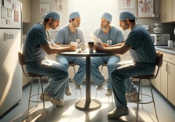 Blague du jour : Quatre chirurgiens discutent en salle de repos