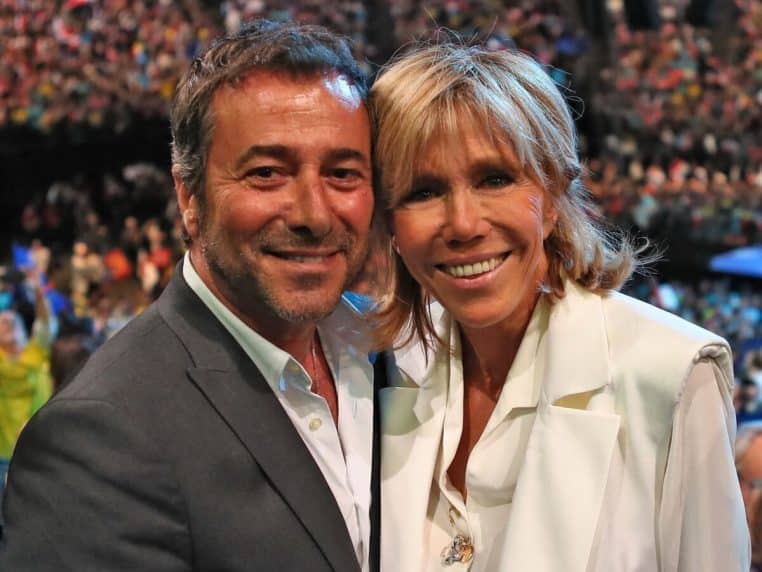 Brigitte Macron et Bernard Montiel