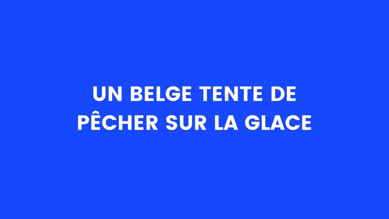 blague belge peche