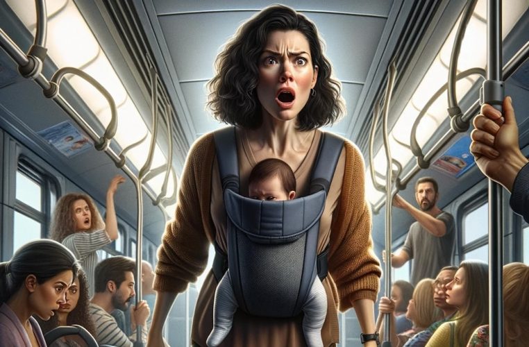 Blague du jour : Une femme entre dans le bus avec son enfant, mais tout ne se passe pas comme prévu !
