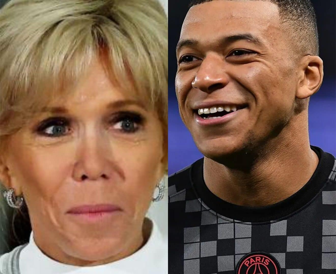 Brigitte Macron félicite Kylian Mbappé