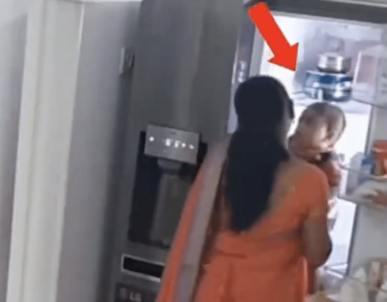 maman inde bébé frigo