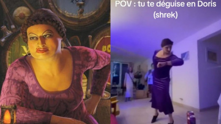 Doris Shrek déguisement