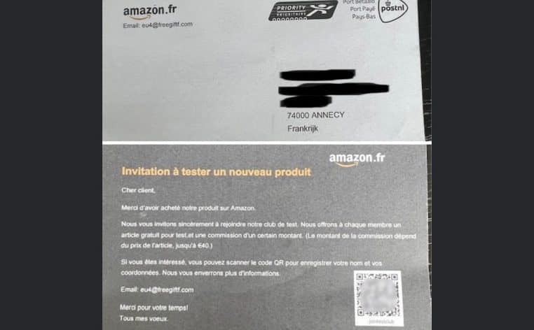 arnaque Amazon actu