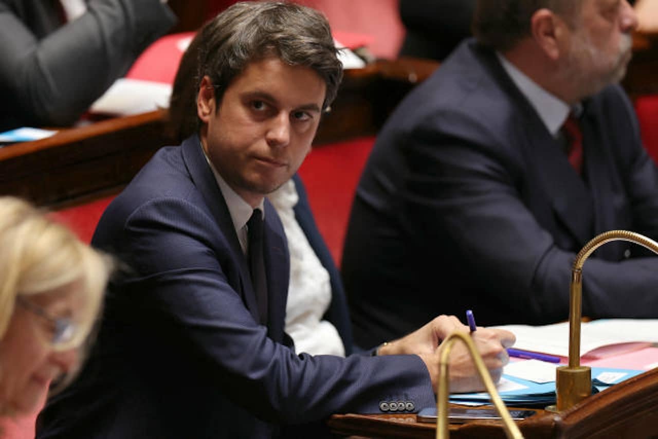 Gabriel Attal à l'Assemblée nationale