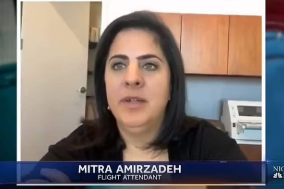 hotesse de l'air Mitra Amirzadeh