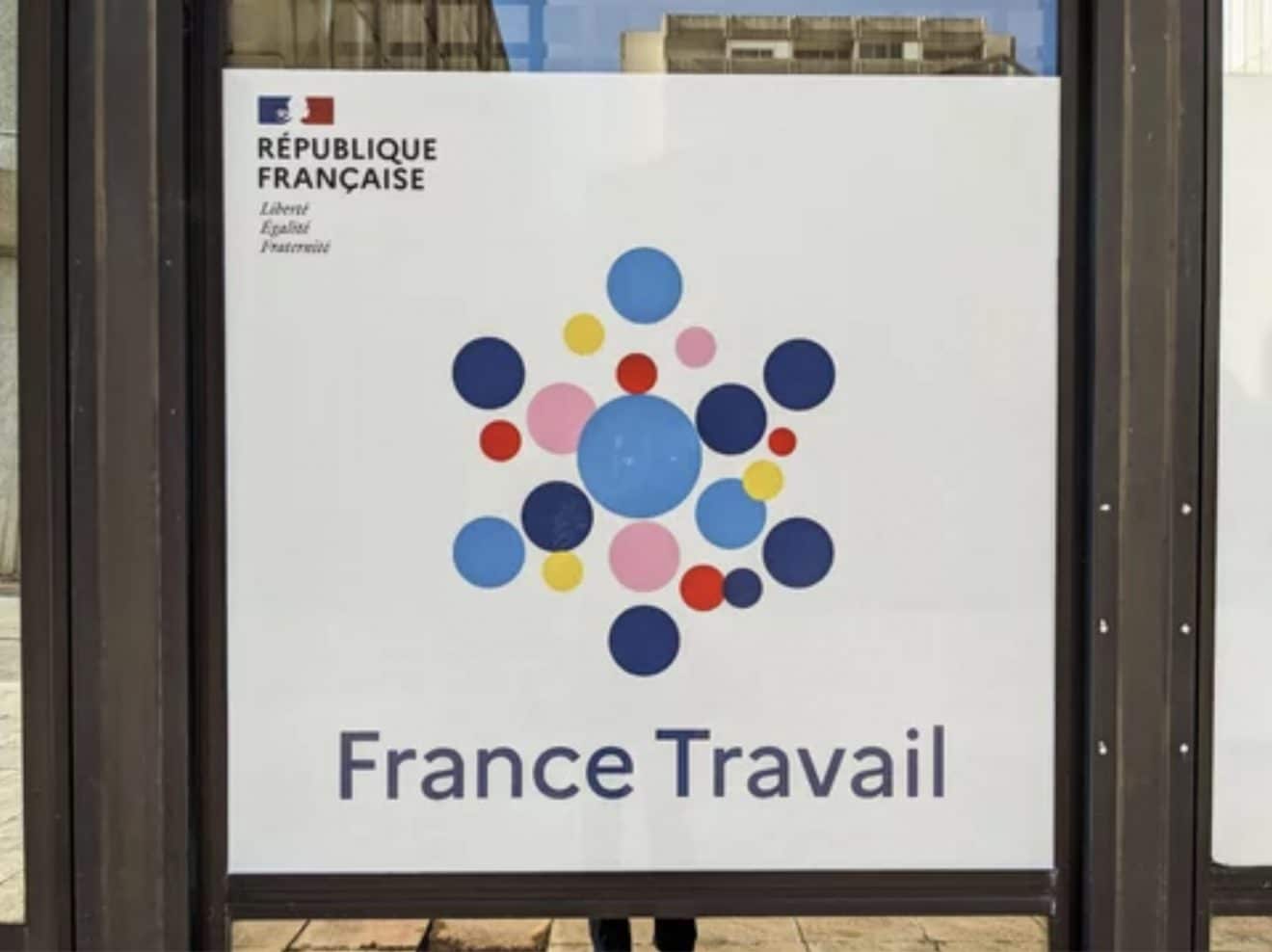 Image illustration France Travail nouveau logo