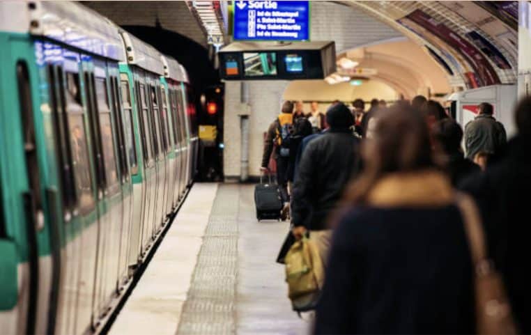 Image illustration métro parisien