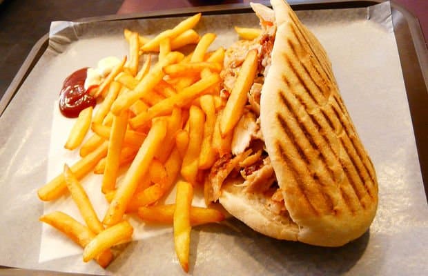 Kebab frites