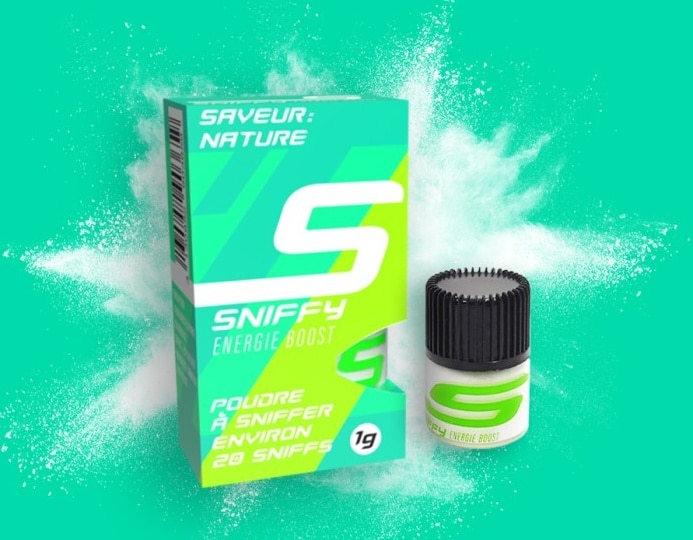 Poudre blanche énergisante Sniffy