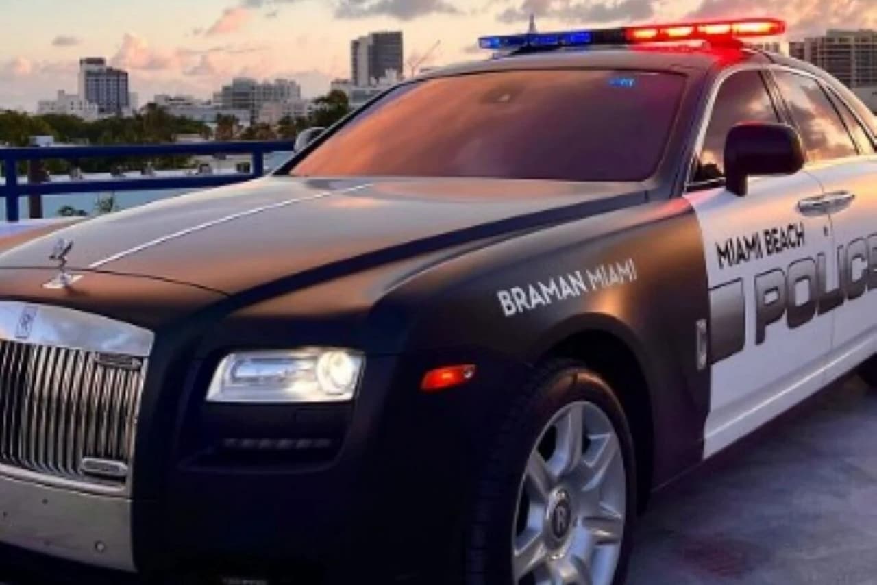 Rolls-Royce voiture de luxe police de Miami