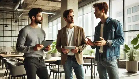 Blague du jour : Trois amis prennent une pause dans la cafétéria de l’entreprise et discutent de leurs femme