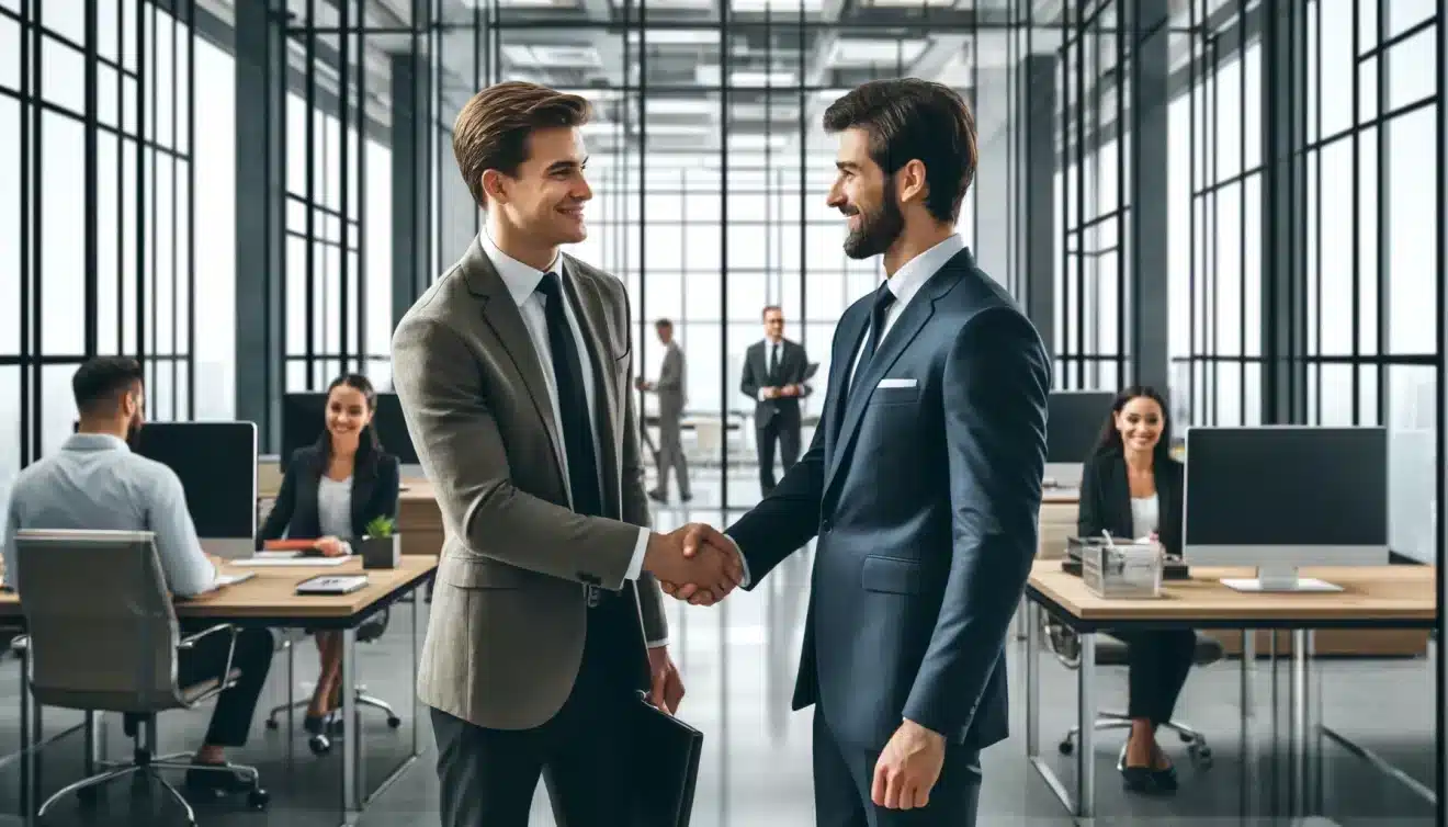 Blague du jour : Dans une grande entreprise, un chef de service accueille un nouvel employé