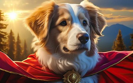 chien renifleur, super héros