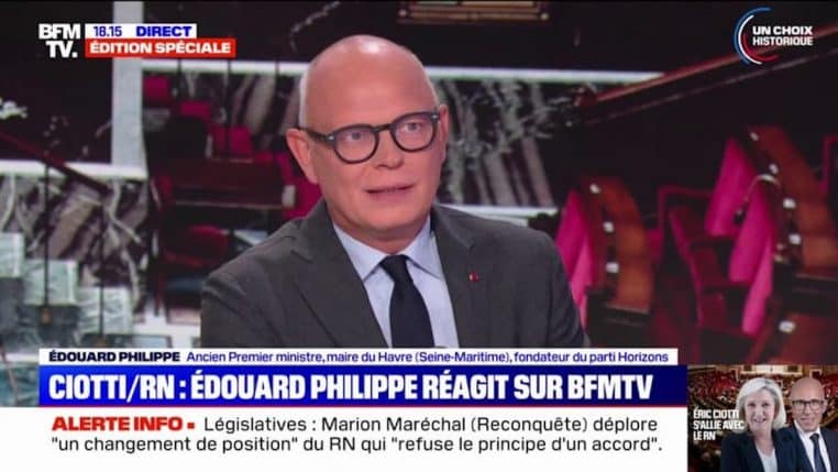 edouard philippe bfm tv tacle emmanuel macron