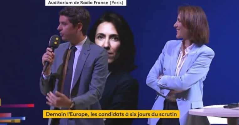 Gabriel Attal débarque en pleine interview des candidats aux Européennes