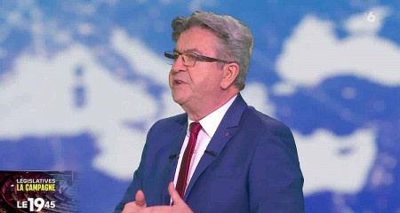 jean luc melenchon M6 depare