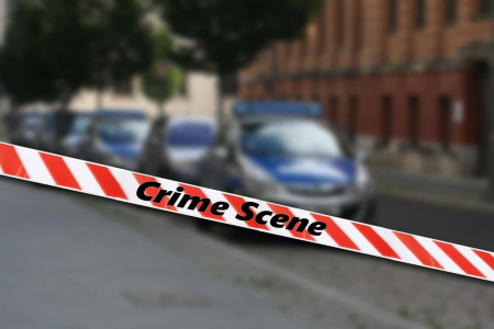 police, barrier, crime scene